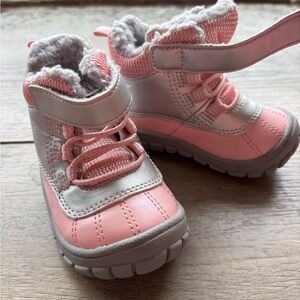 Wonder Nation Toddler Pink Snow Boots – Size 4